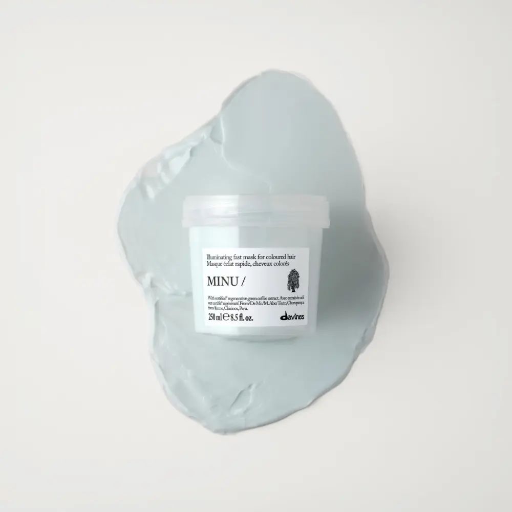 DAVINES Minu Hair Mask New 250ml - Маска швидкої дії для збереження кольору фарбованого волосся - фото №1 DAVINES Minu Hair Mask New 250ml - Маска швидкої дії для збереження кольору фарбованого волосся - фото №1